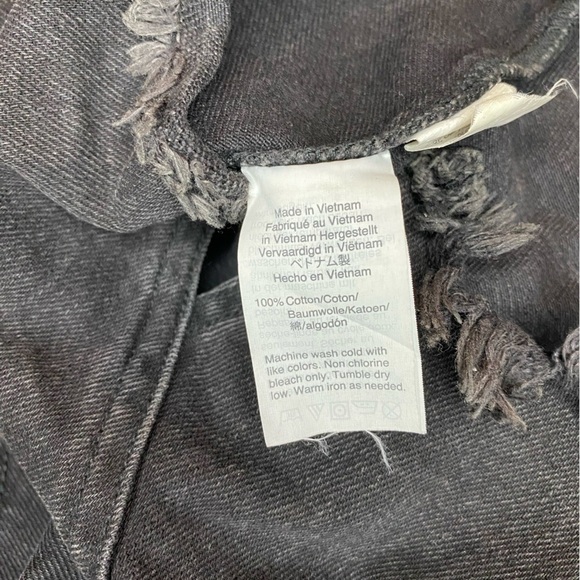 Madewell Rigid Denim A-Line Mini Skirt in Lunar Wash: Cutout Edition - Picture 8 of 8